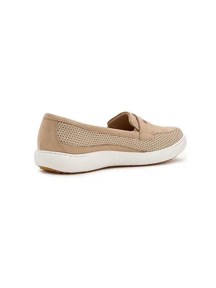 Лоферы Nalle Glide Clarks — изображение 3 из 4, бежевый