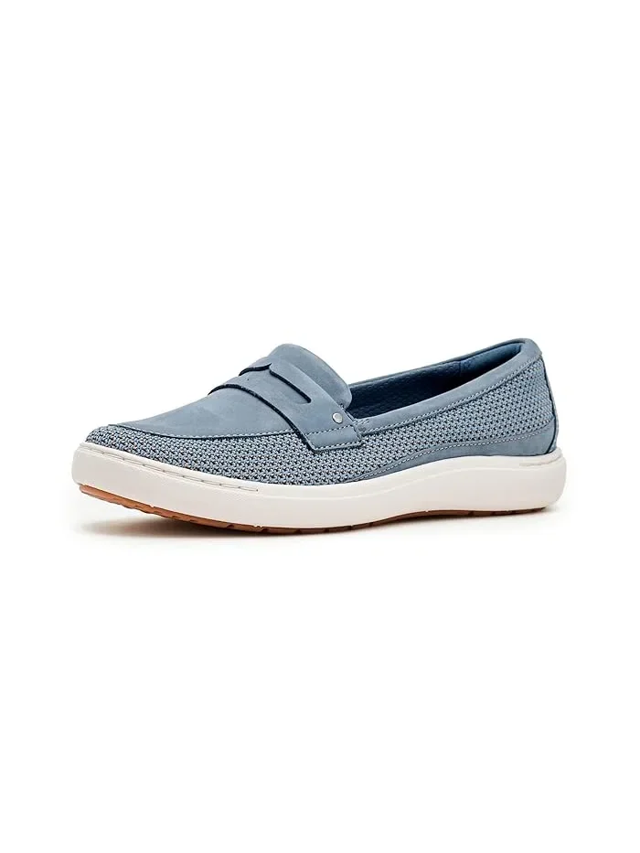 Лоферы Nalle Glide Clarks — изображение 1 из 4, джинсовый синий синий