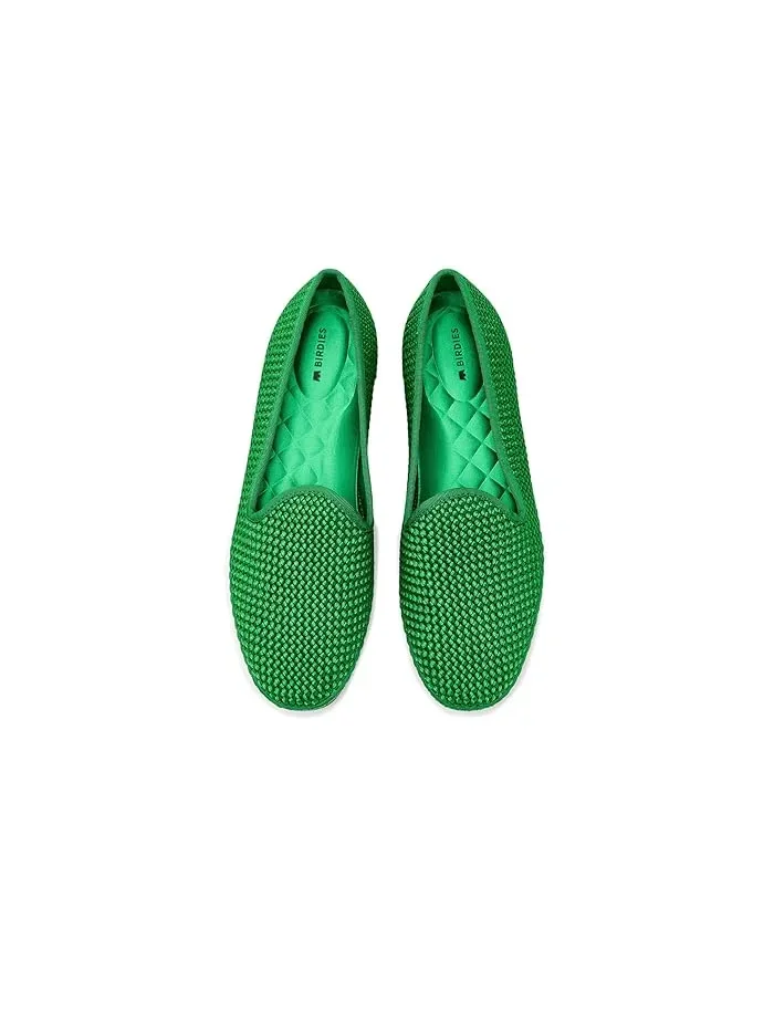 Лоферы плетеные Heron Woven Satin Birdies — изображение 2 из 4, зеленый