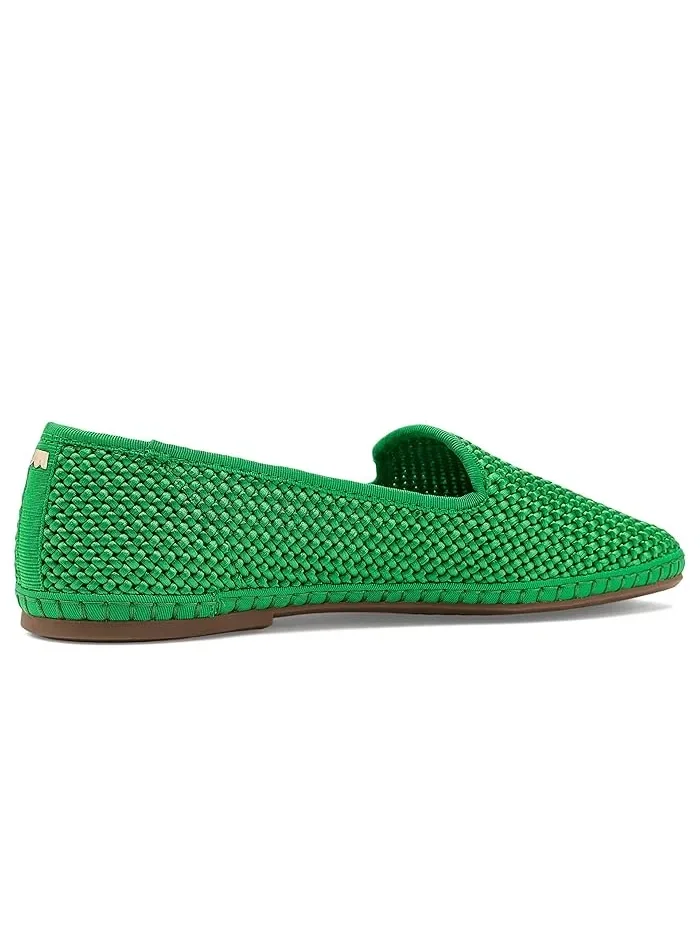 Лоферы плетеные Heron Woven Satin Birdies — изображение 3 из 4, зеленый