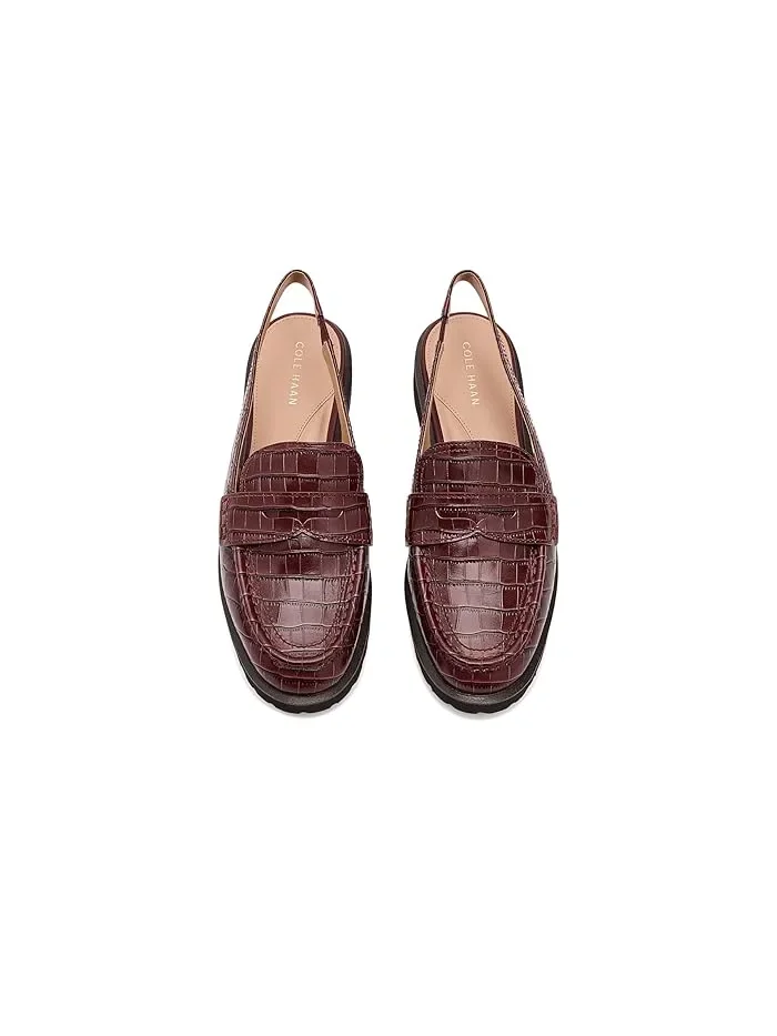 Лоферы Gwendolyn Penny Sling Cole Haan — изображение 2 из 4, махагоновый