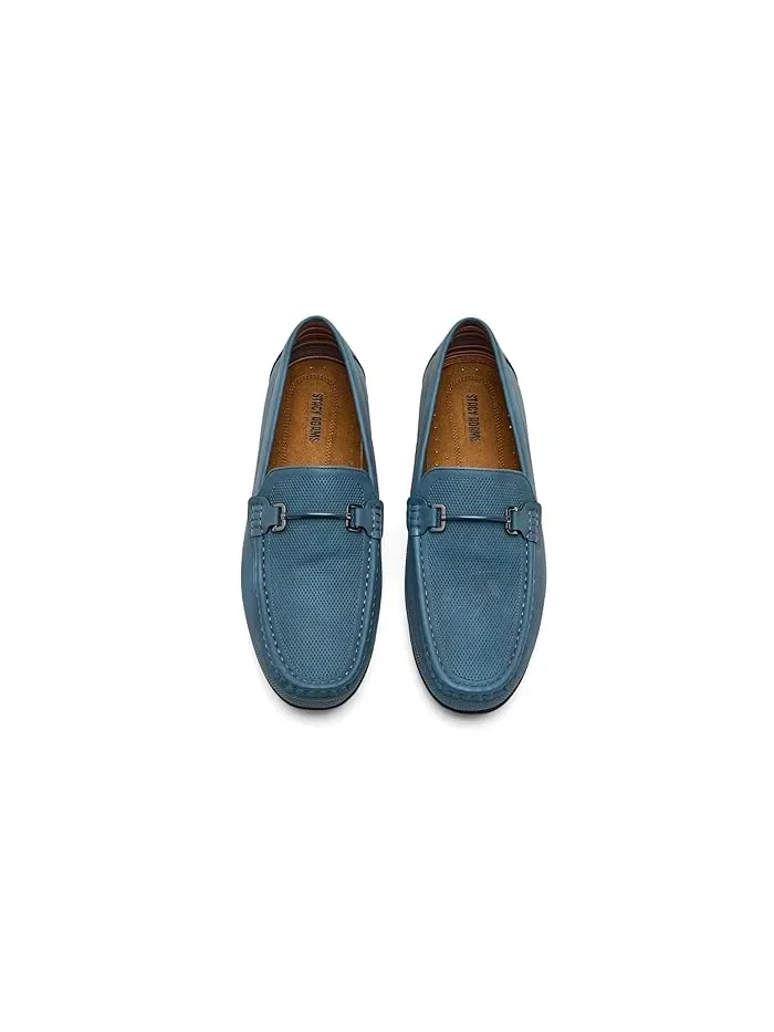 Лоферы Colton Moc Toe Slip-On Stacy Adams — изображение 2 из 4, темно-синий