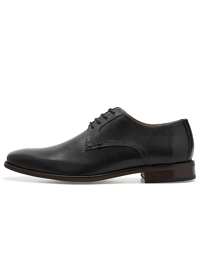 Туфли Oxford кожаные Burke Plain Toe Johnston & Murphy — изображение 4 из 4, черный