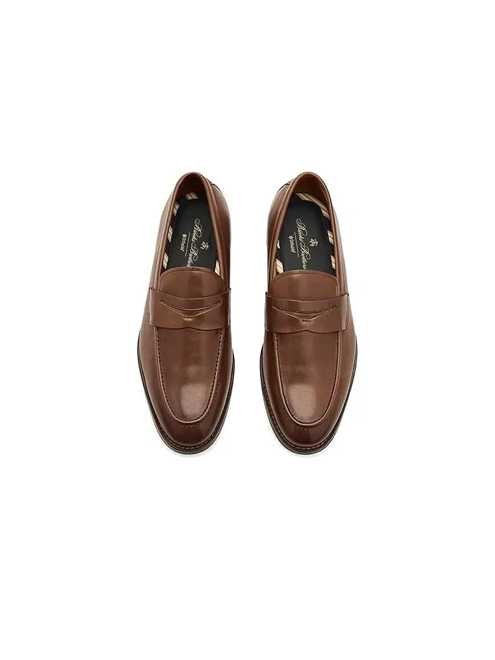 Туфли лоферы Glenrock Brooks Brothers — изображение 2 из 4, коньячный