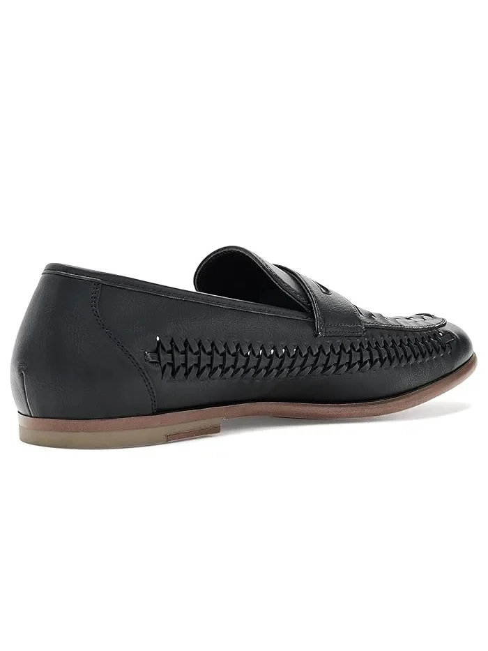 Лоферы кожаные Josten Steve Madden — изображение 3 из 4, черный