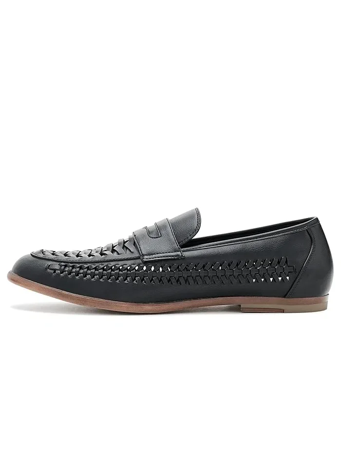 Лоферы кожаные Josten Steve Madden — изображение 4 из 4, черный