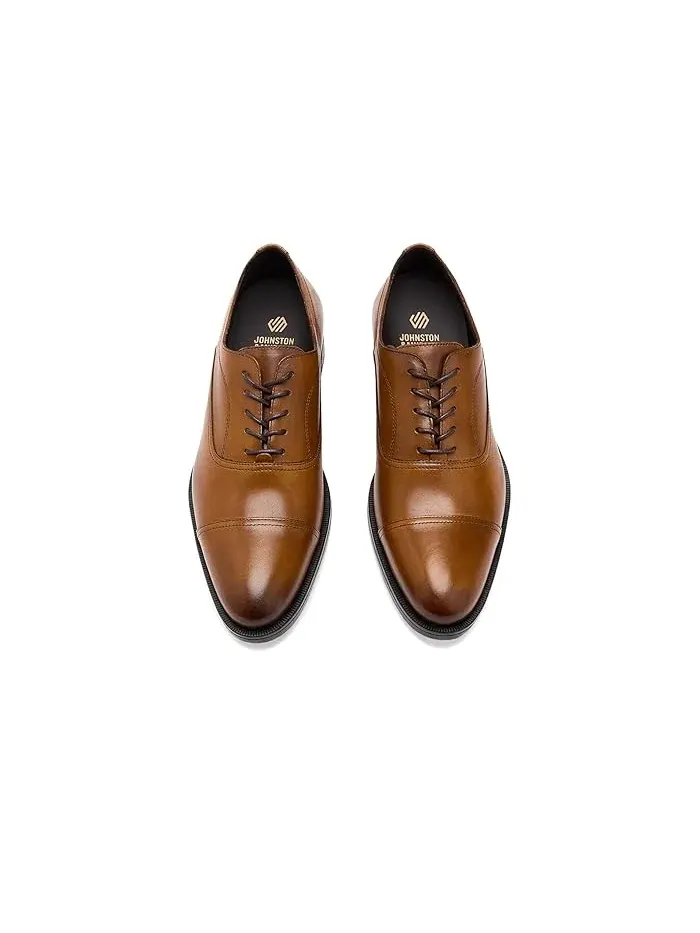 Оксфорды Conlin Cap Toe Johnston & Murphy — изображение 2 из 4, светлый бежевый