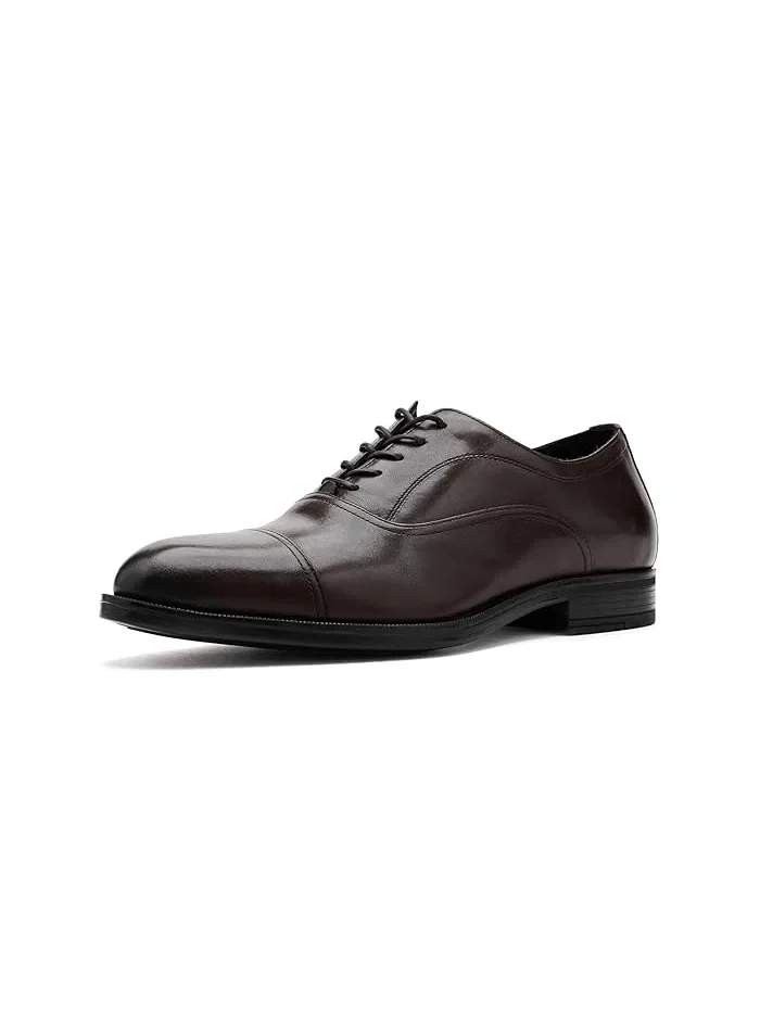 Туфли кожаные Conlin Cap Toe Johnston & Murphy — изображение 1 из 4, эспрессо
