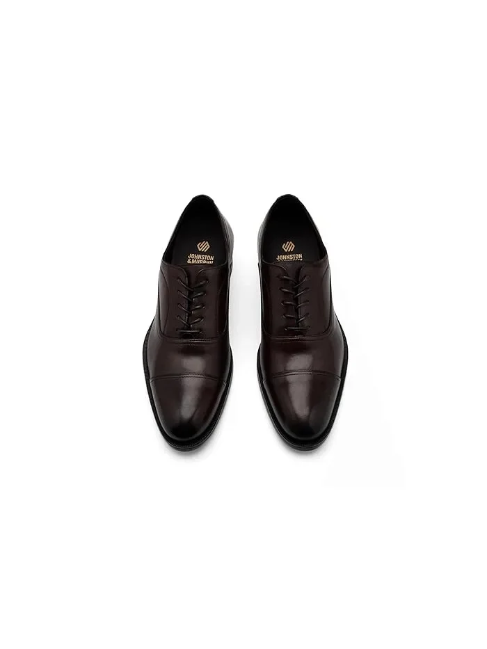 Туфли кожаные Conlin Cap Toe Johnston & Murphy — изображение 2 из 4, эспрессо
