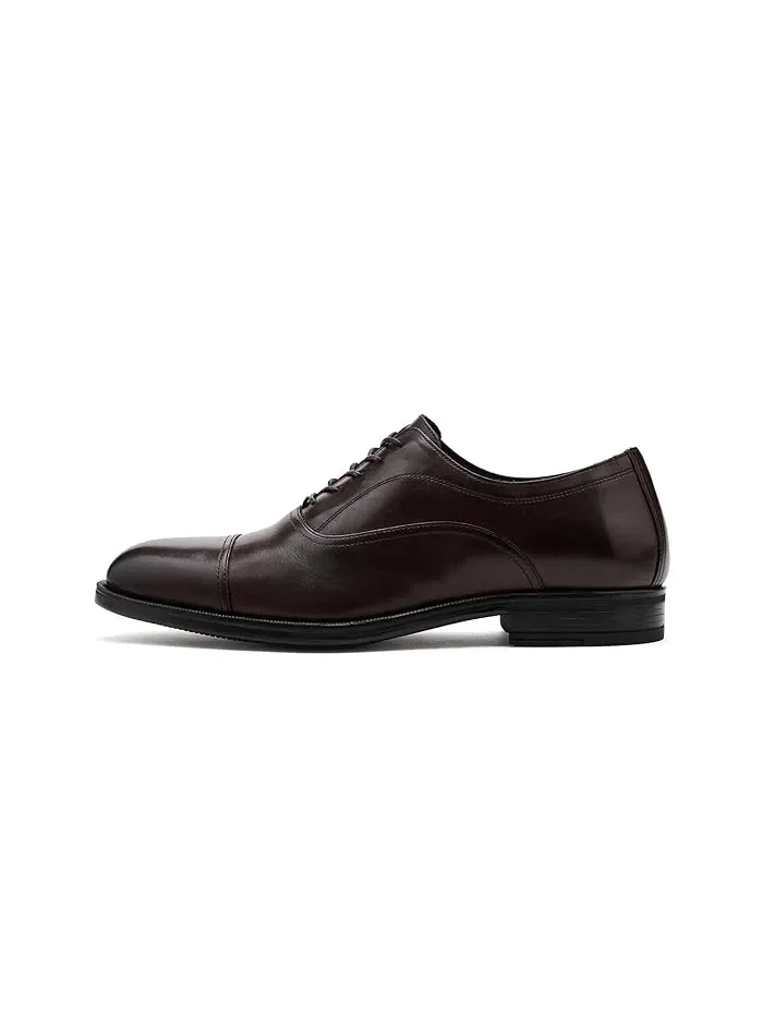 Туфли кожаные Conlin Cap Toe Johnston & Murphy — изображение 4 из 4, эспрессо
