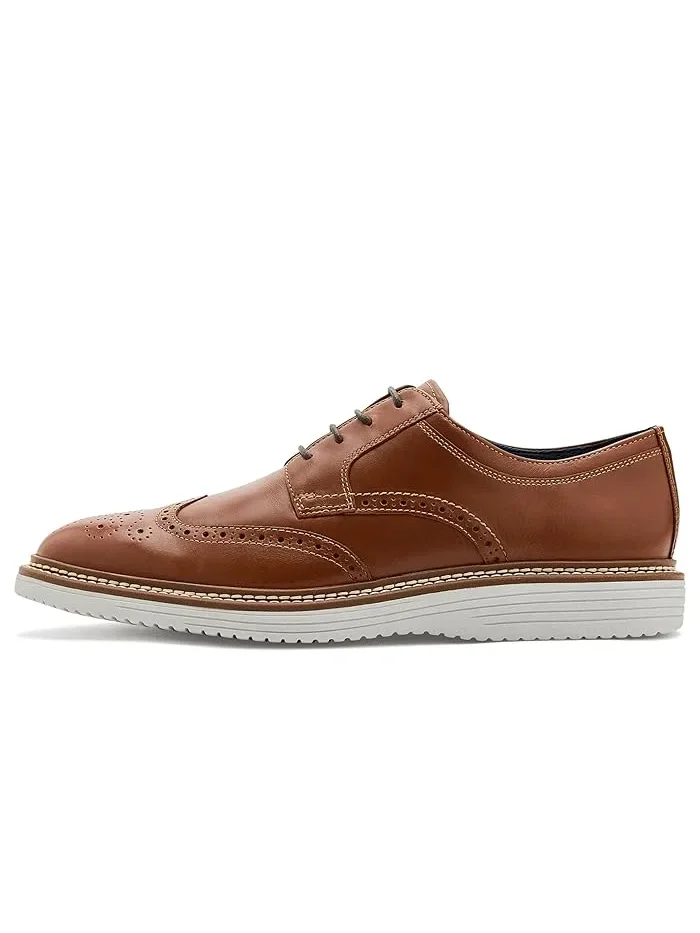 Туфли оксфордские Cason Wingtip Johnston & Murphy — изображение 4 из 4, бежевый