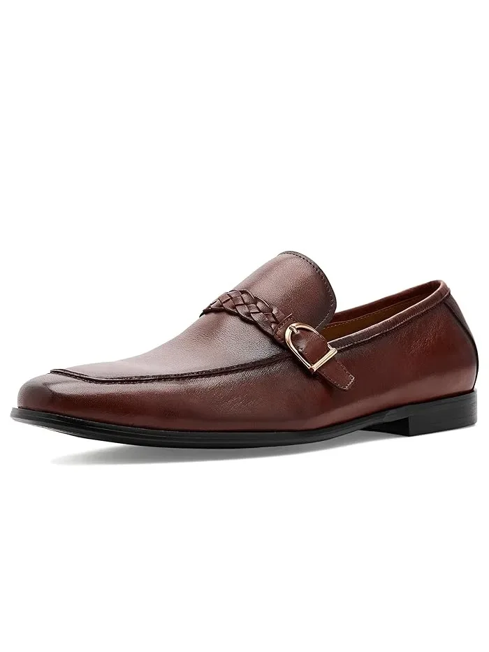 Лоферы кожаные Chauncey Steve Madden — изображение 1 из 4, бежевый