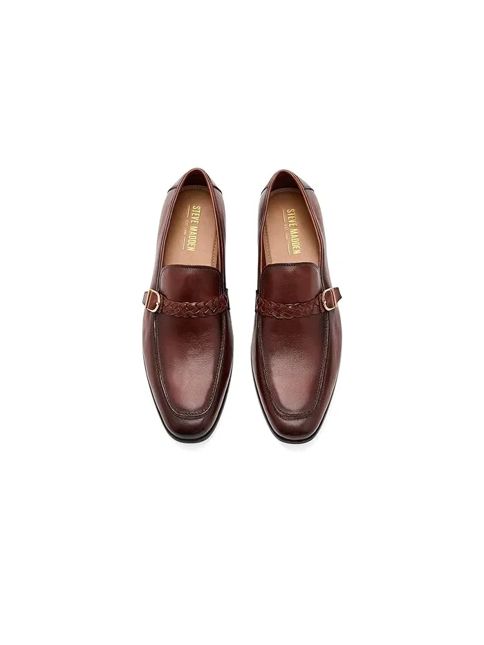 Лоферы кожаные Chauncey Steve Madden — изображение 2 из 4, бежевый