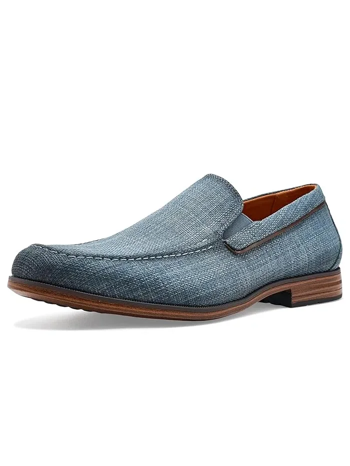 Лоферы мокасины Ridgely Moc Toe Slip-On Stacy Adams — изображение 1 из 4, темно-синий