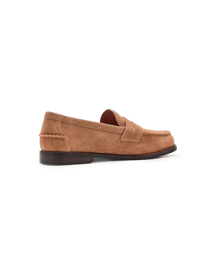 Лоферы замшевые Alston Polo Ralph Lauren — изображение 3 из 4, бежевый