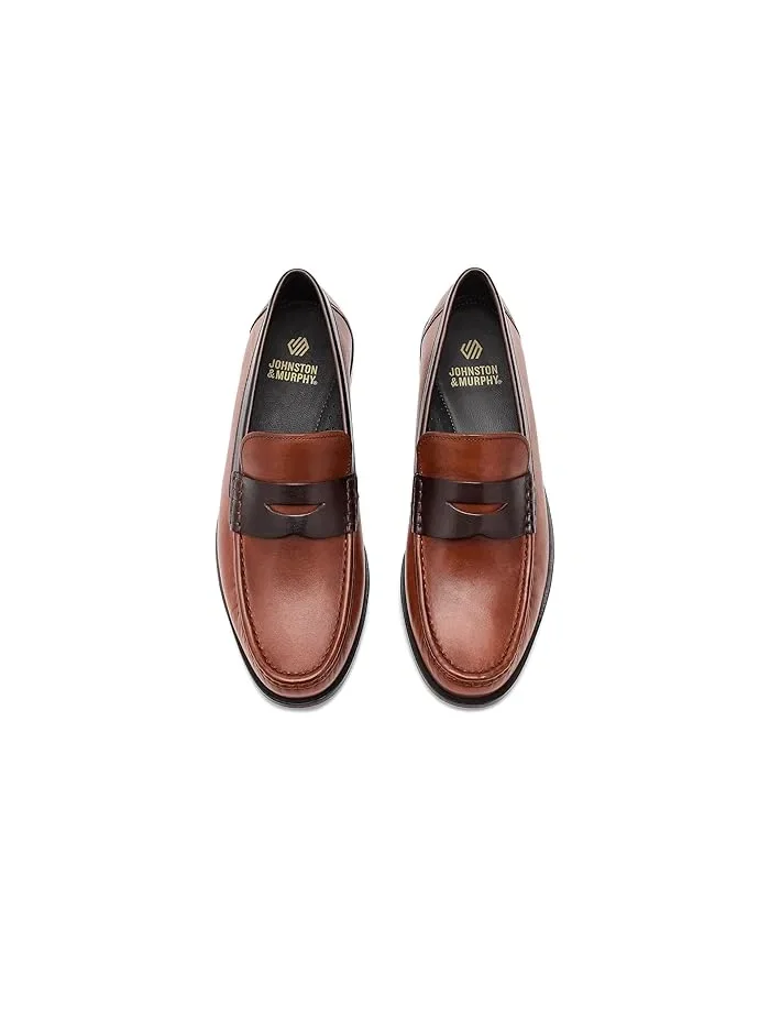 Лоферы Humphrey Penny Loafers Johnston & Murphy — изображение 2 из 4, бежевый/коричневый