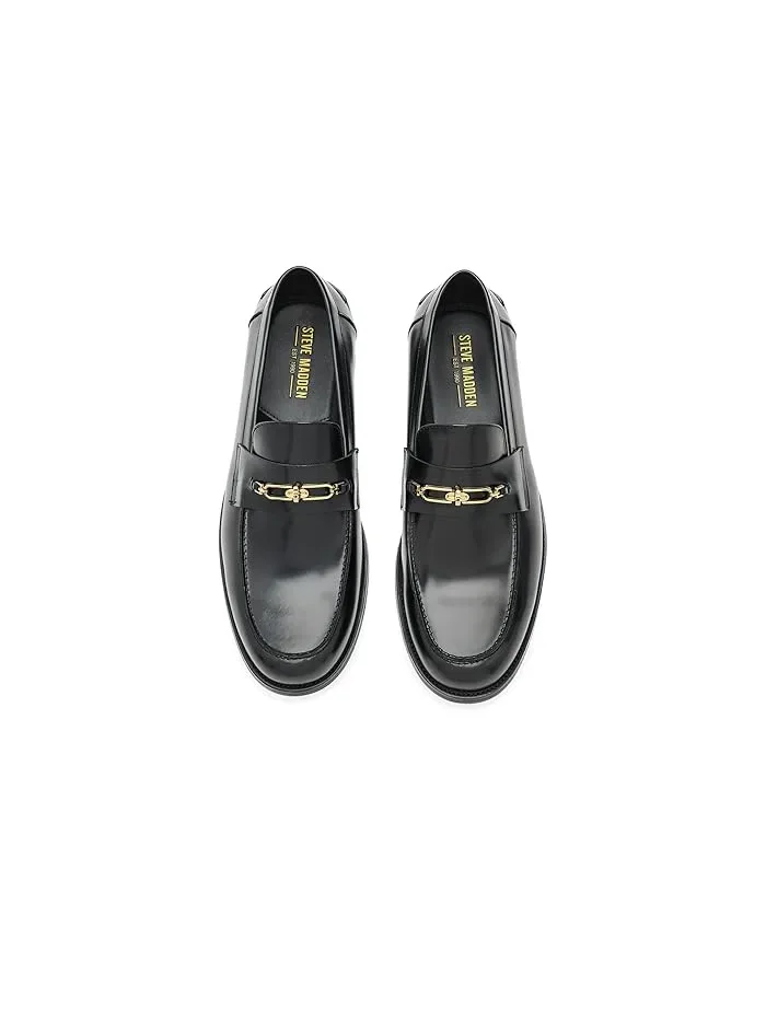 Лоферы с цепочкой Norton Steve Madden — изображение 2 из 4, черный