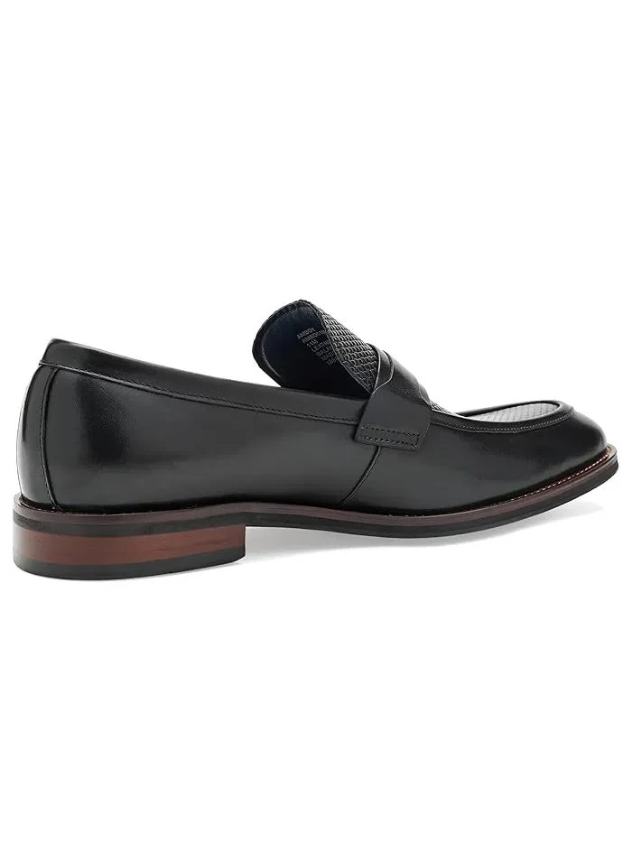 Лоферы кожаные плетеные Amboy Steve Madden — изображение 3 из 4, черный