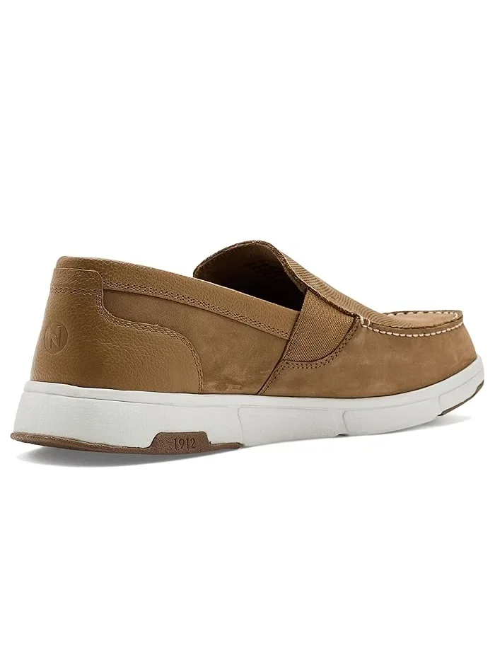 Лоферы Loafer Luca Moccasin Toe Venetian Leather Slip-On Nunn Bush — изображение 3 из 4, бежевый