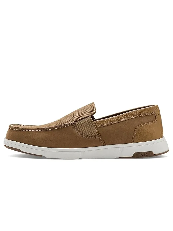Лоферы Loafer Luca Moccasin Toe Venetian Leather Slip-On Nunn Bush — изображение 4 из 4, бежевый