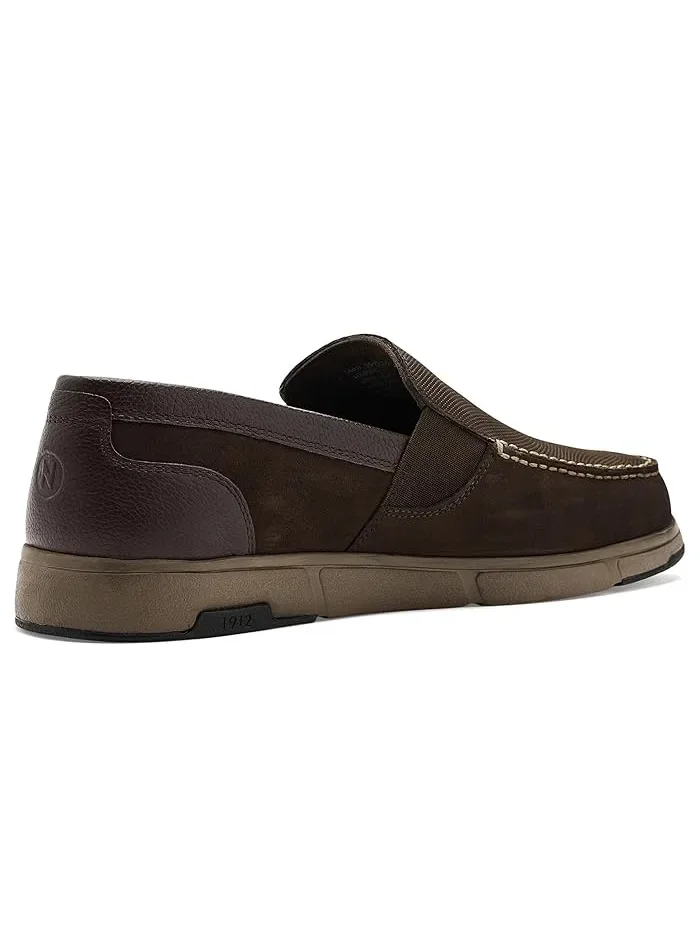 Лоферы Luca Moccasin Toe Venetian Leather Slip-On Nunn Bush — изображение 3 из 4, коричневый