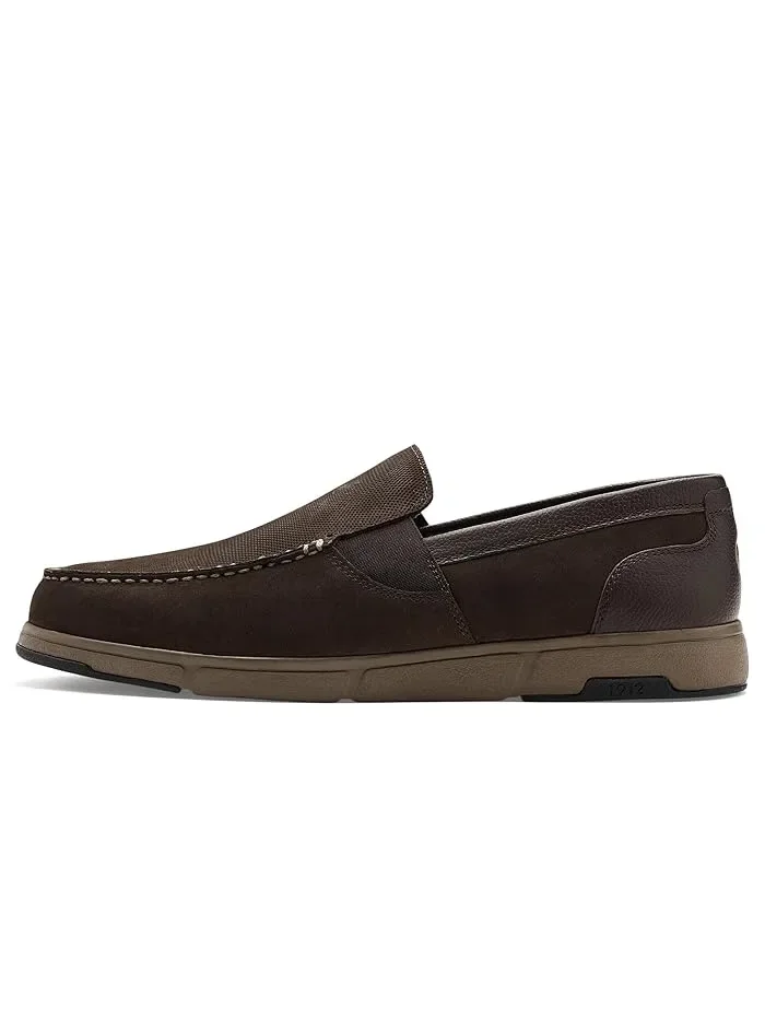 Лоферы Luca Moccasin Toe Venetian Leather Slip-On Nunn Bush — изображение 4 из 4, коричневый