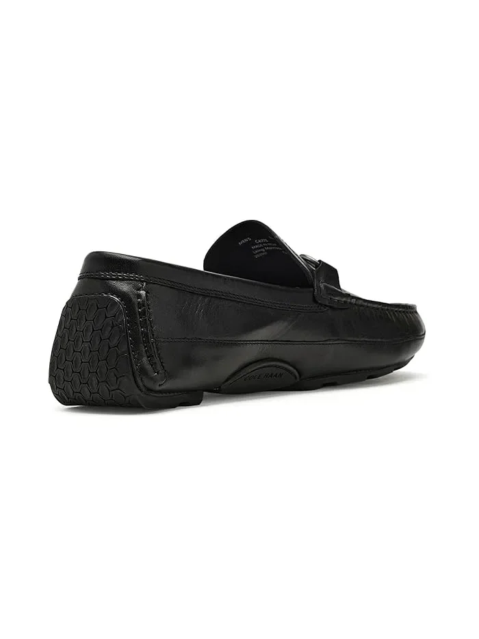 Лоферы кожаные Hutchison Grand Bit Cole Haan — изображение 3 из 4, черный