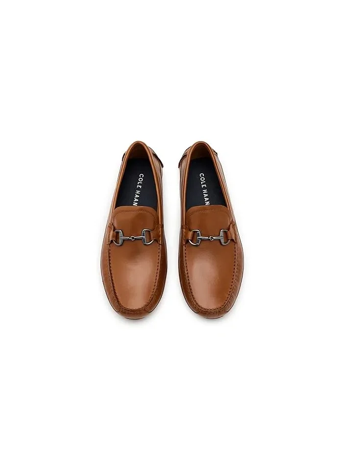 Лоферы кожаные Hutchison Grand Bit Cole Haan — изображение 2 из 4, бежевый