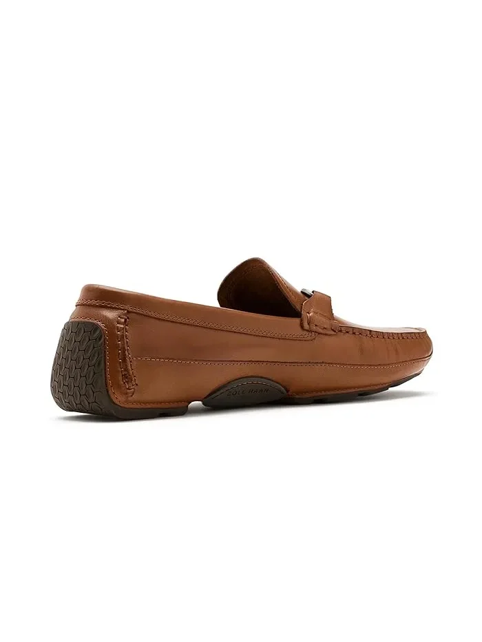 Лоферы кожаные Hutchison Grand Bit Cole Haan — изображение 3 из 4, бежевый