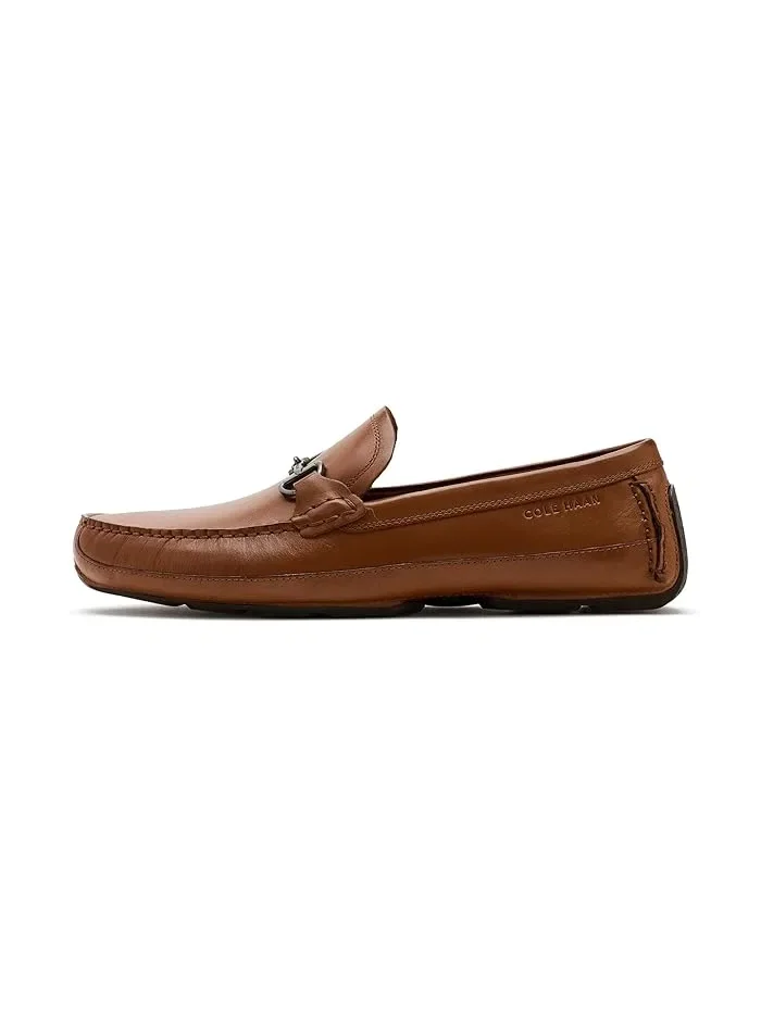 Лоферы кожаные Hutchison Grand Bit Cole Haan — изображение 4 из 4, бежевый
