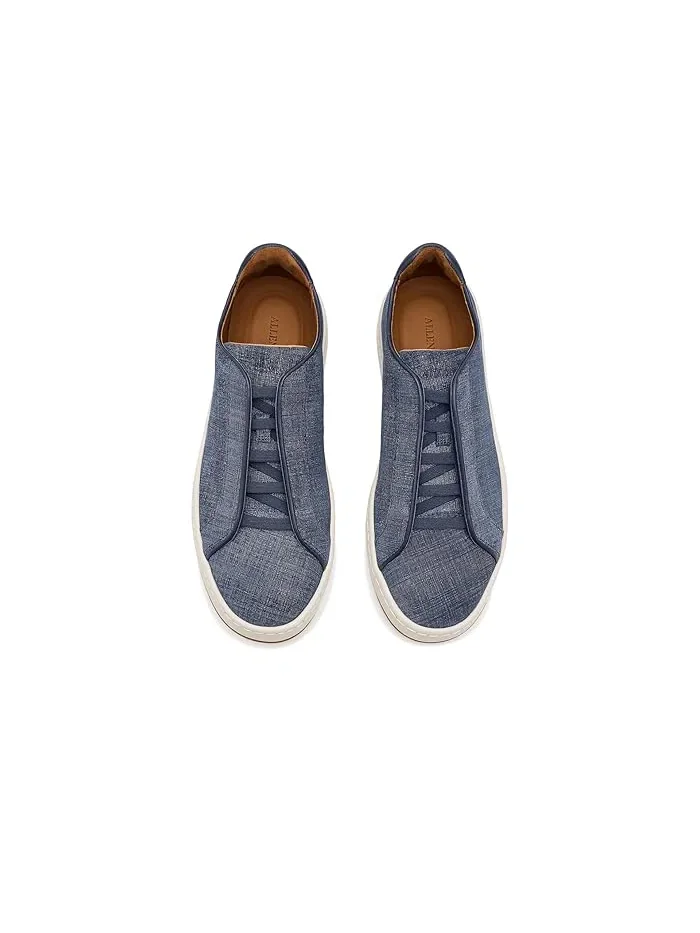 Мужские повседневные Туфли Banks Slip-On Allen Edmonds — изображение 2 из 4, джинсовый синий
