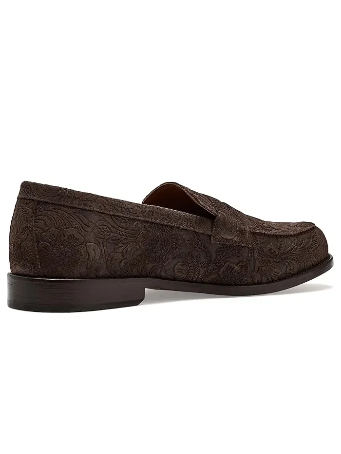 Лоферы Sterling из замши с цветочным тиснением Brown Floral, Taft — изображение 3 из 4, коричневый