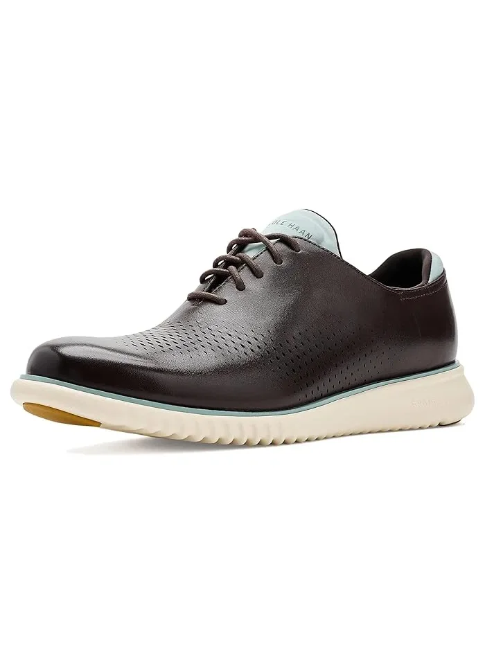 Оксфорды 2.zerogrand Lightweight Leather Laser Wingtip Cole Haan — изображение 1 из 4, синий
