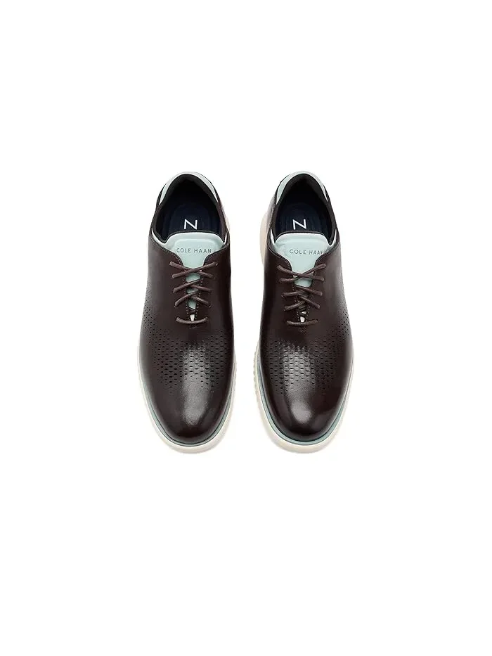 Оксфорды 2.zerogrand Lightweight Leather Laser Wingtip Cole Haan — изображение 2 из 4, синий