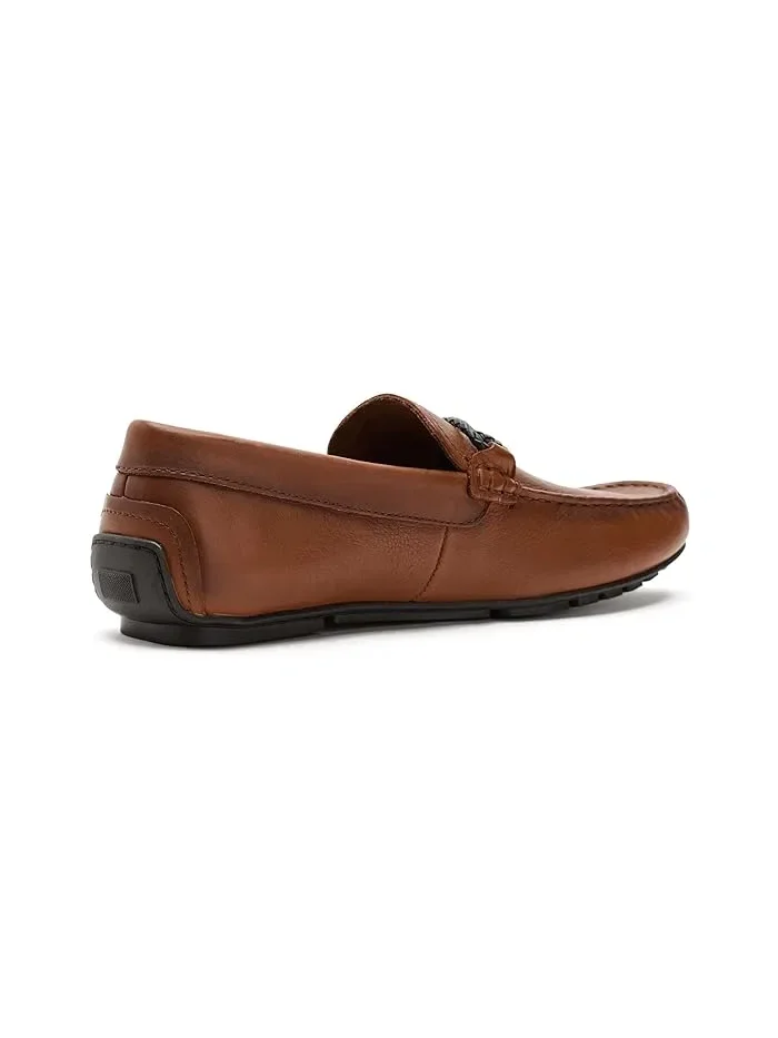 Лоферы кожаные Dominic Kenneth Cole — изображение 3 из 4, коричневый