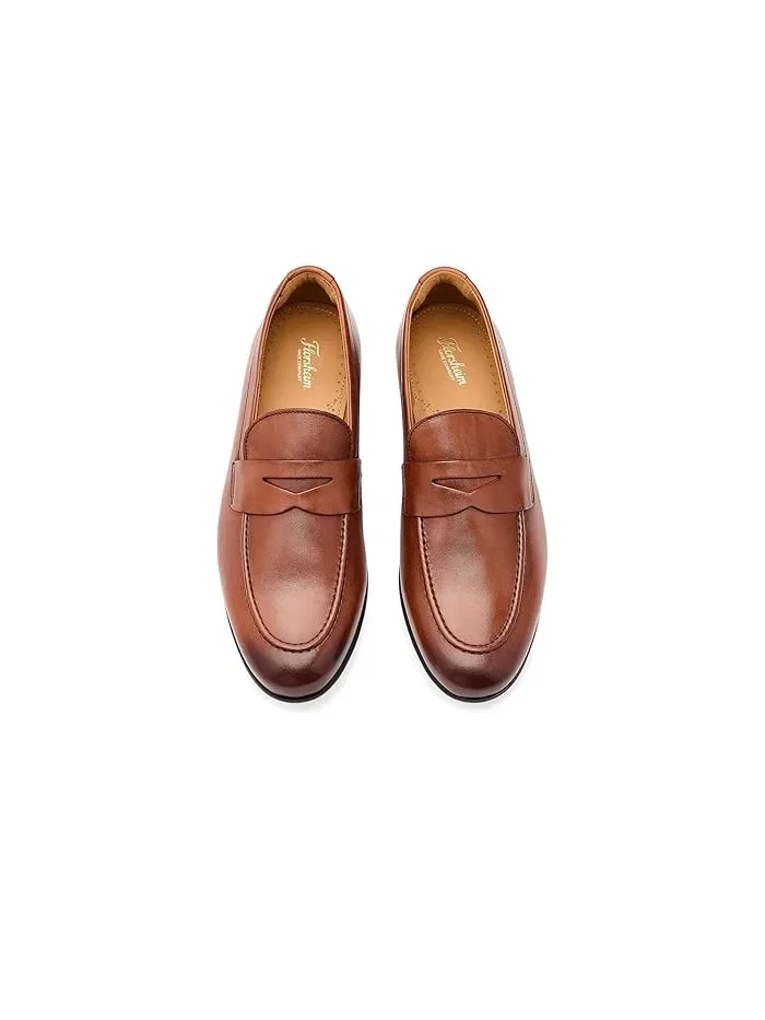 Мокасины лоферы Modena Moc Toe Penny Loafer Florsheim — изображение 2 из 4, коричневый