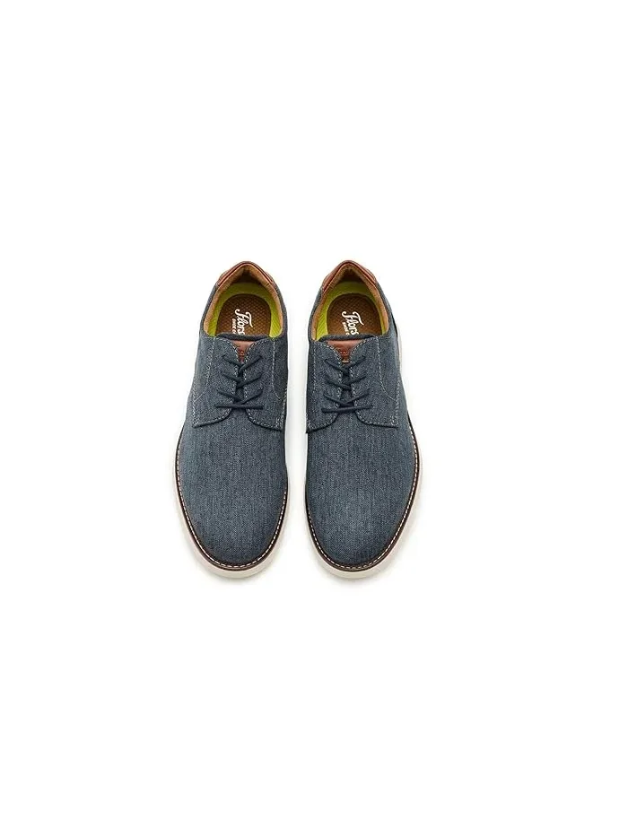 Туфли оксфордские на шнуровке Launch Canvas Plain Toe Florsheim — изображение 2 из 4, темно-синий