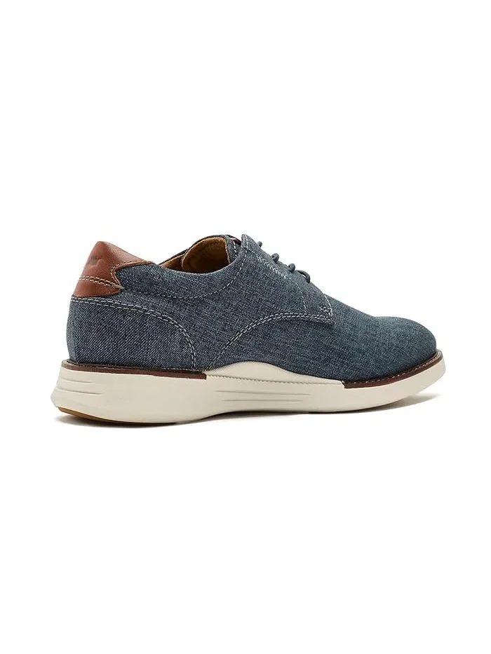 Туфли оксфордские на шнуровке Launch Canvas Plain Toe Florsheim — изображение 3 из 4, темно-синий