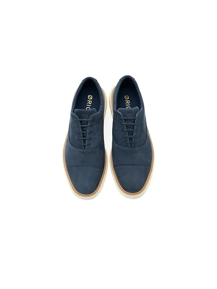 Туфли оксфордские с мыском Cole Haan — изображение 2 из 4, темно-синий/натуральный