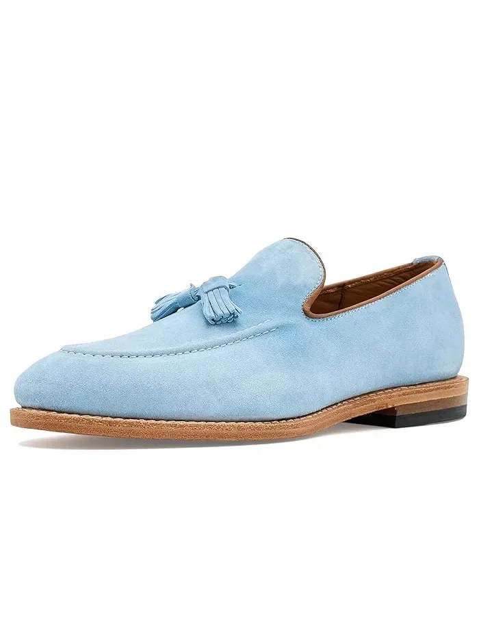 Лоферы с кисточками Randtassel Allen Edmonds — изображение 1 из 4, светлый синий
