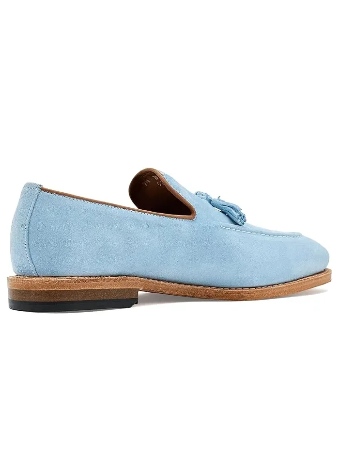 Лоферы с кисточками Randtassel Allen Edmonds — изображение 3 из 4, светлый синий