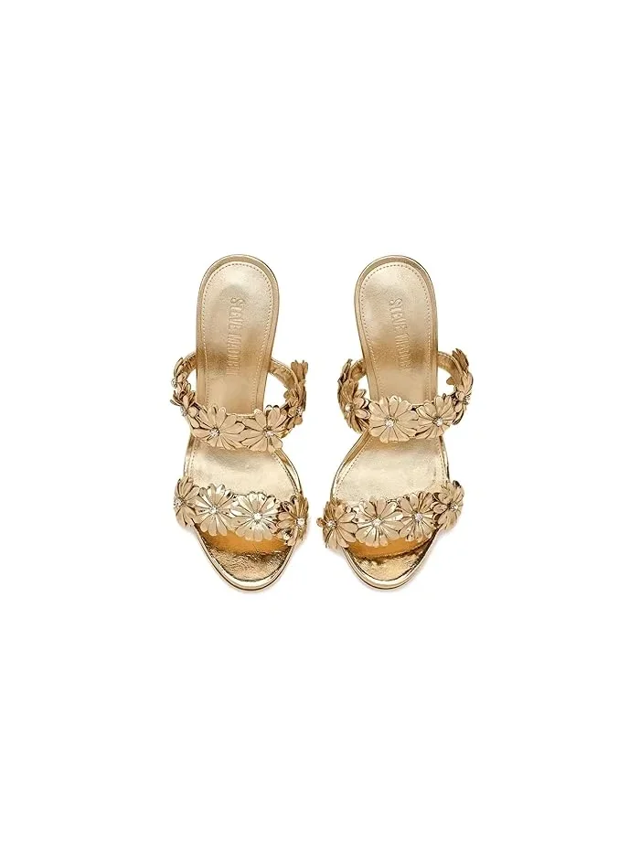 Туфли на каблуке с цветами Sunshine Steve Madden — изображение 2 из 4, золотистый