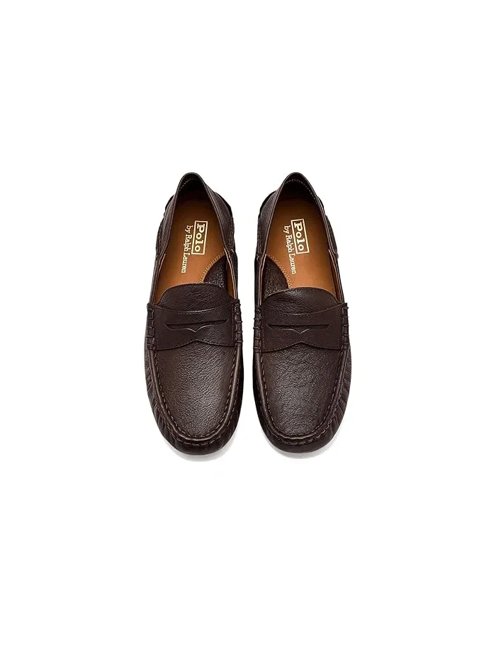 Мокасины кожаные Anders Polo Ralph Lauren — изображение 2 из 4, темный коричневый