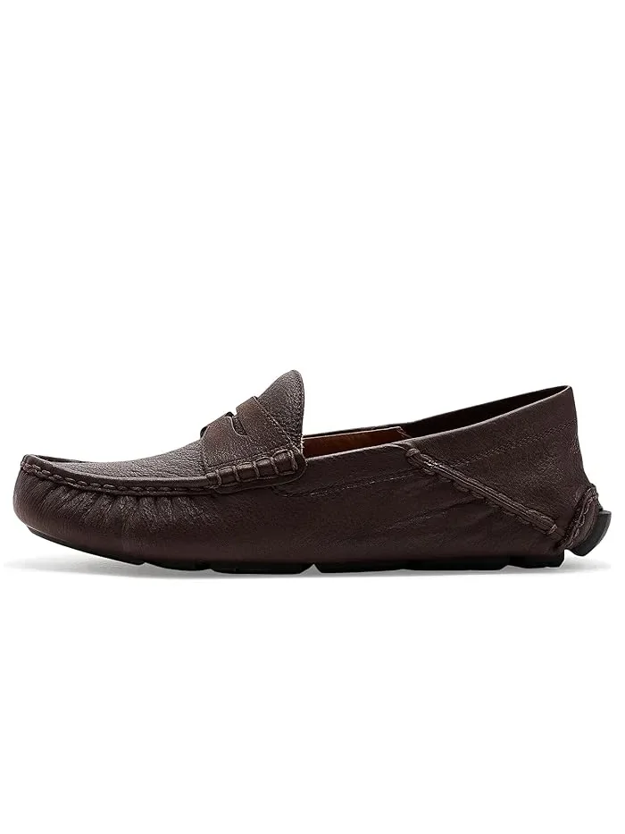 Мокасины кожаные Anders Polo Ralph Lauren — изображение 4 из 4, темный коричневый