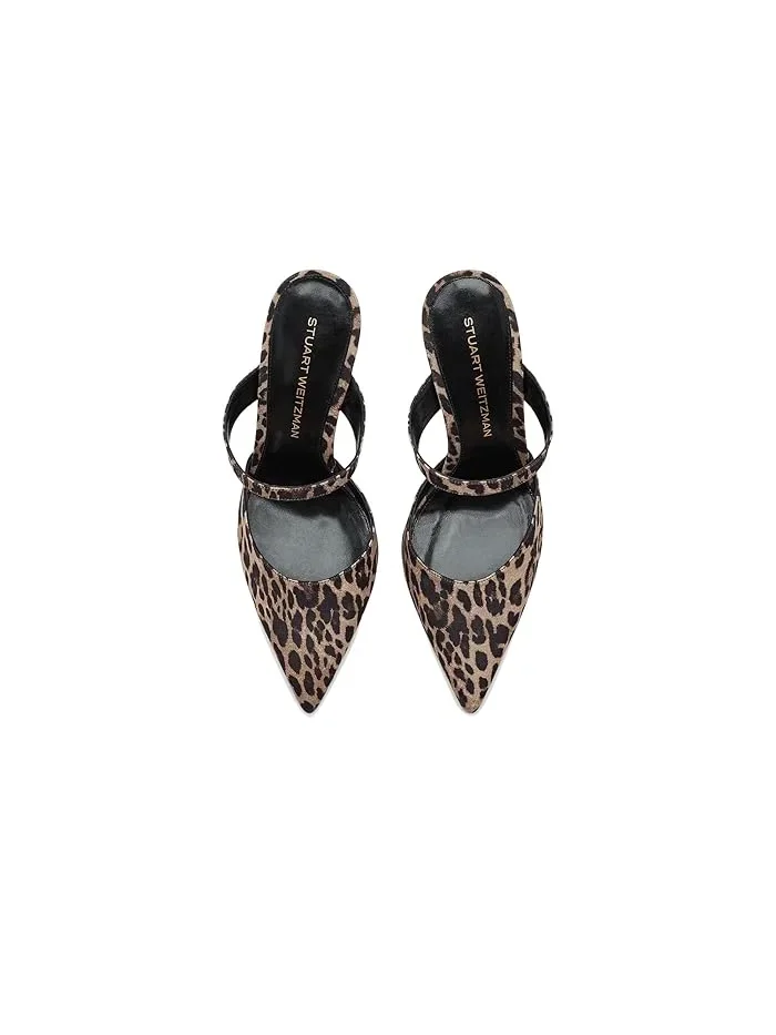 Туфли-мюли Stuart Power Mule 85 Stuart Weitzman, Classic Lite — изображение 2 из 4, светлый