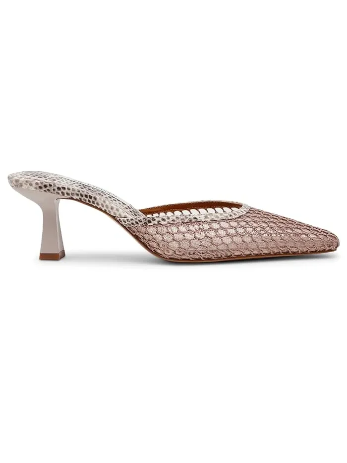 Туфли на каблуке Alyse Steve Madden, Natural Snake Mesh — изображение 4 из 4, черный