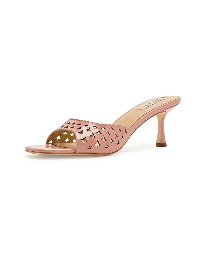Туфли на каблуке с открытым носком Windy Badgley Mischka — изображение 1 из 4, глина