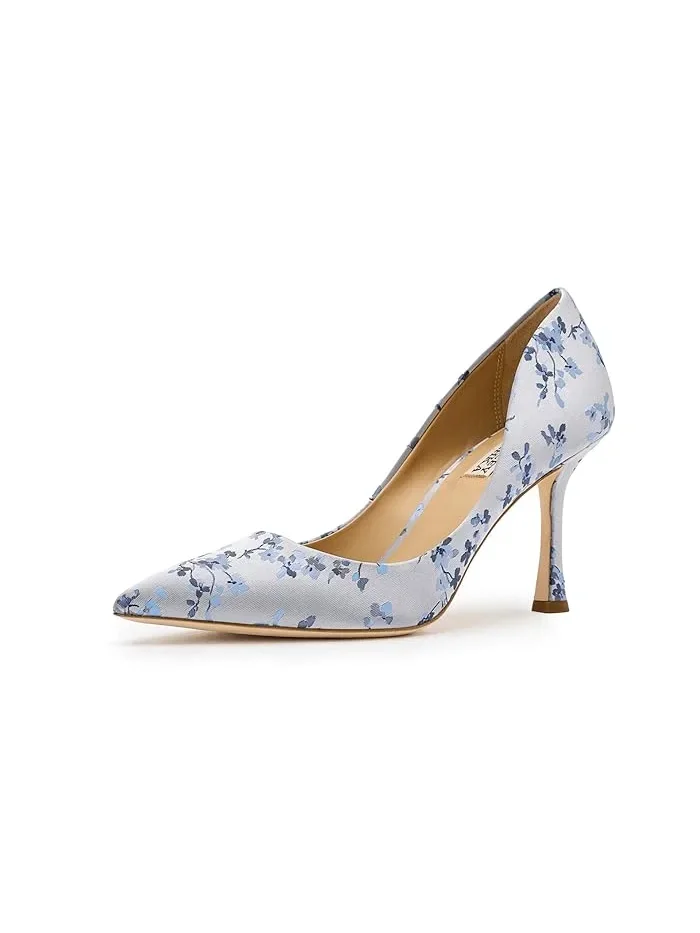 Туфли-лодочки на каблуке Wonder Badgley Mischka — изображение 1 из 4, светлый синий