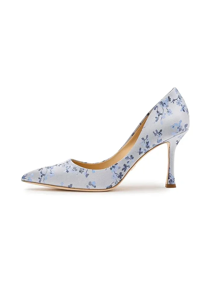 Туфли-лодочки на каблуке Wonder Badgley Mischka — изображение 4 из 4, светлый синий