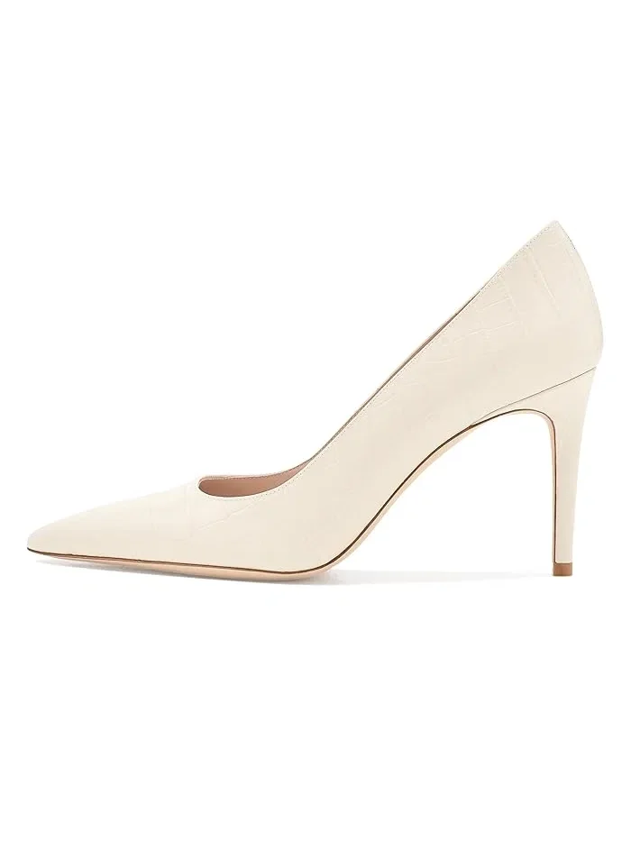 Туфли на каблуке Stuart Power 85 Stuart Weitzman, Linen — изображение 4 из 4, льняной